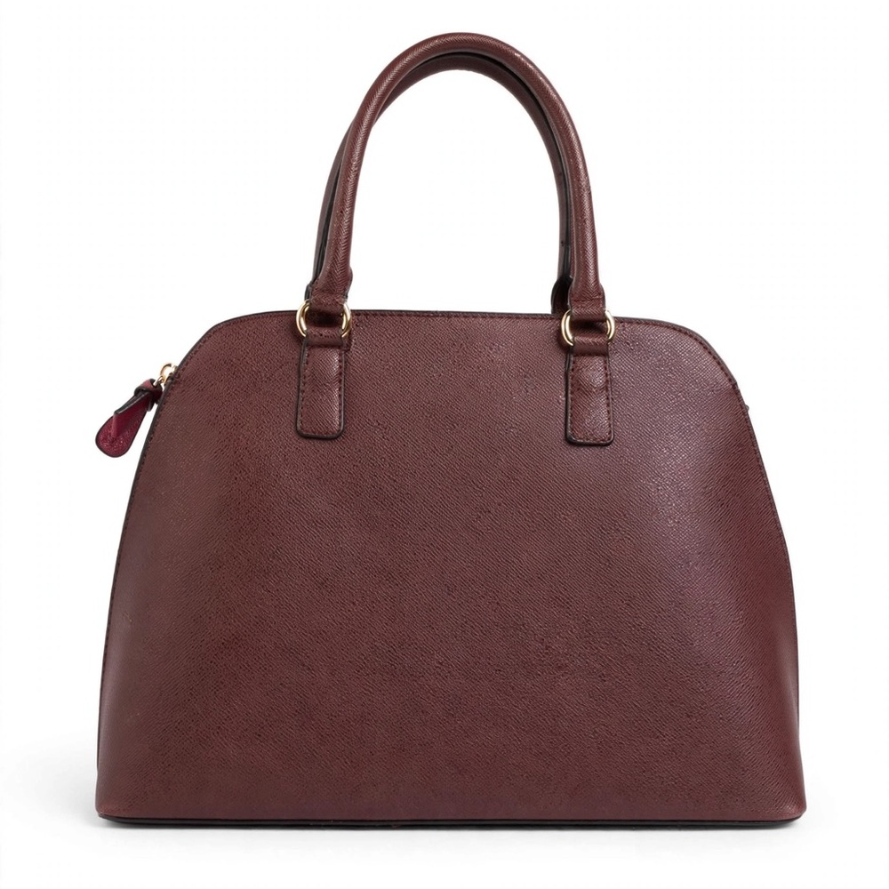 Aldo Wine Red Double-Handle Satchel